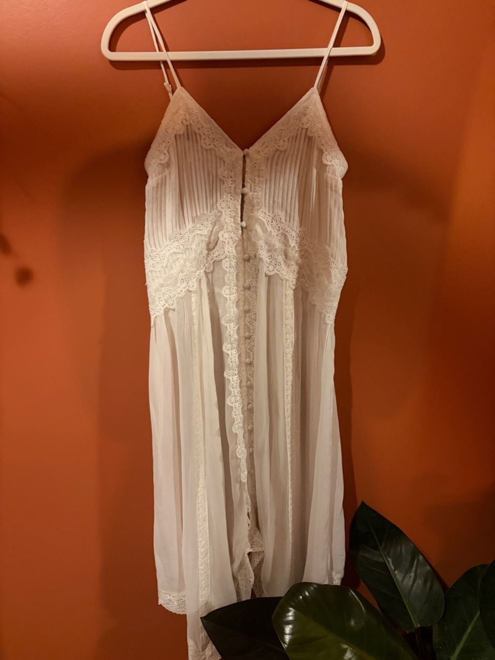 Free People Ivory snowbird maxi
